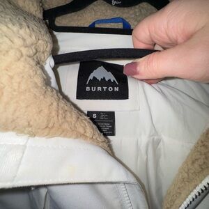 Burton Snow Jacket with Cream Interior